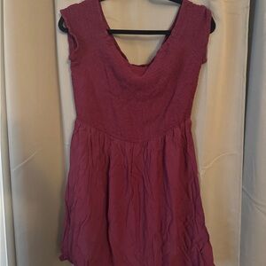 Mossimo Off the Shoulder Burgundy Dress XXL